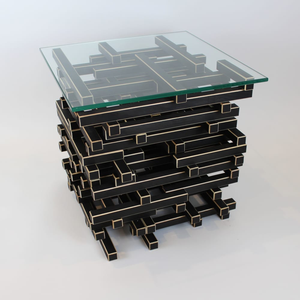 "Cartesian Crossing" accent table by Richard Chalmers | Wescover Tables