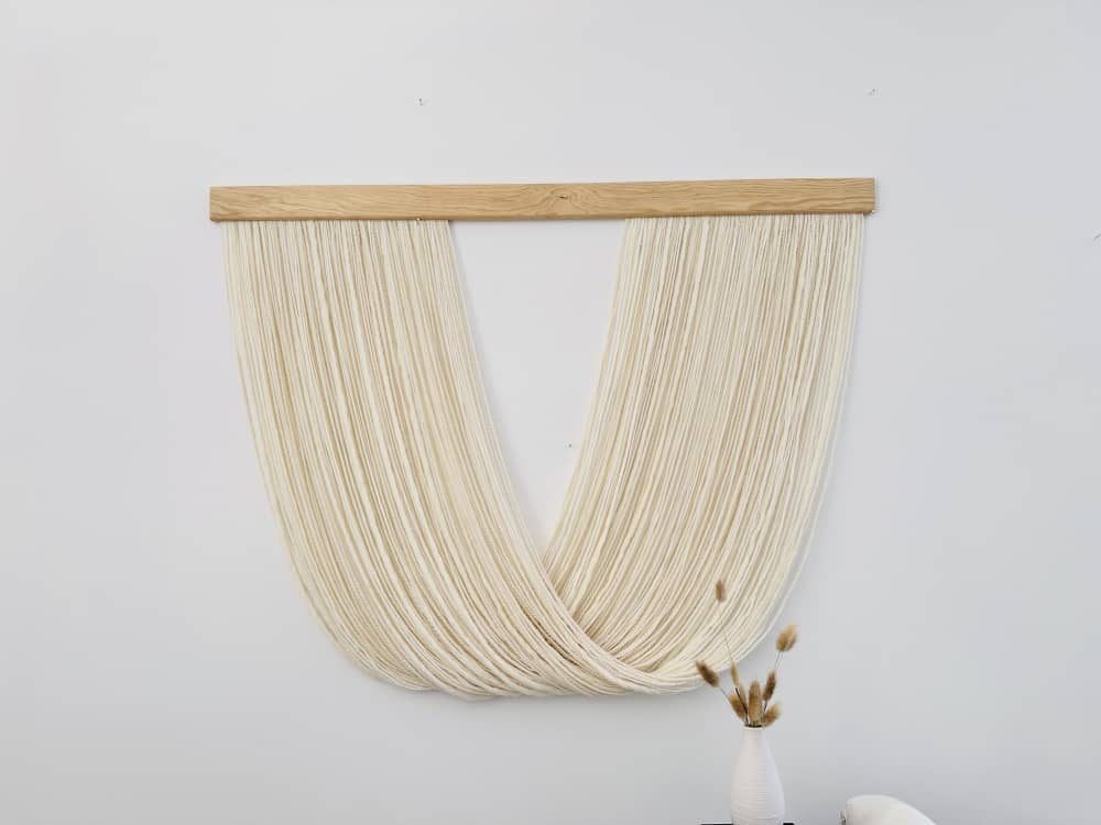 Maree Natural Wool Color by Olivia Fiber Art | Wescover Wall Hangings