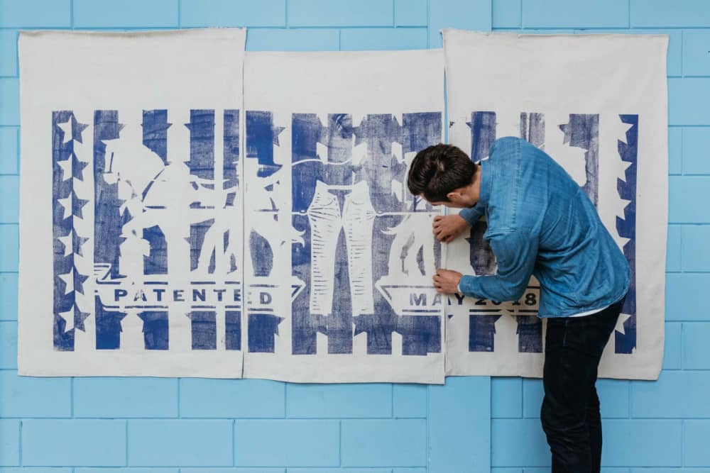 Textile Wall Panels by Blue Print Amsterdam at Levi's® Leicester ...