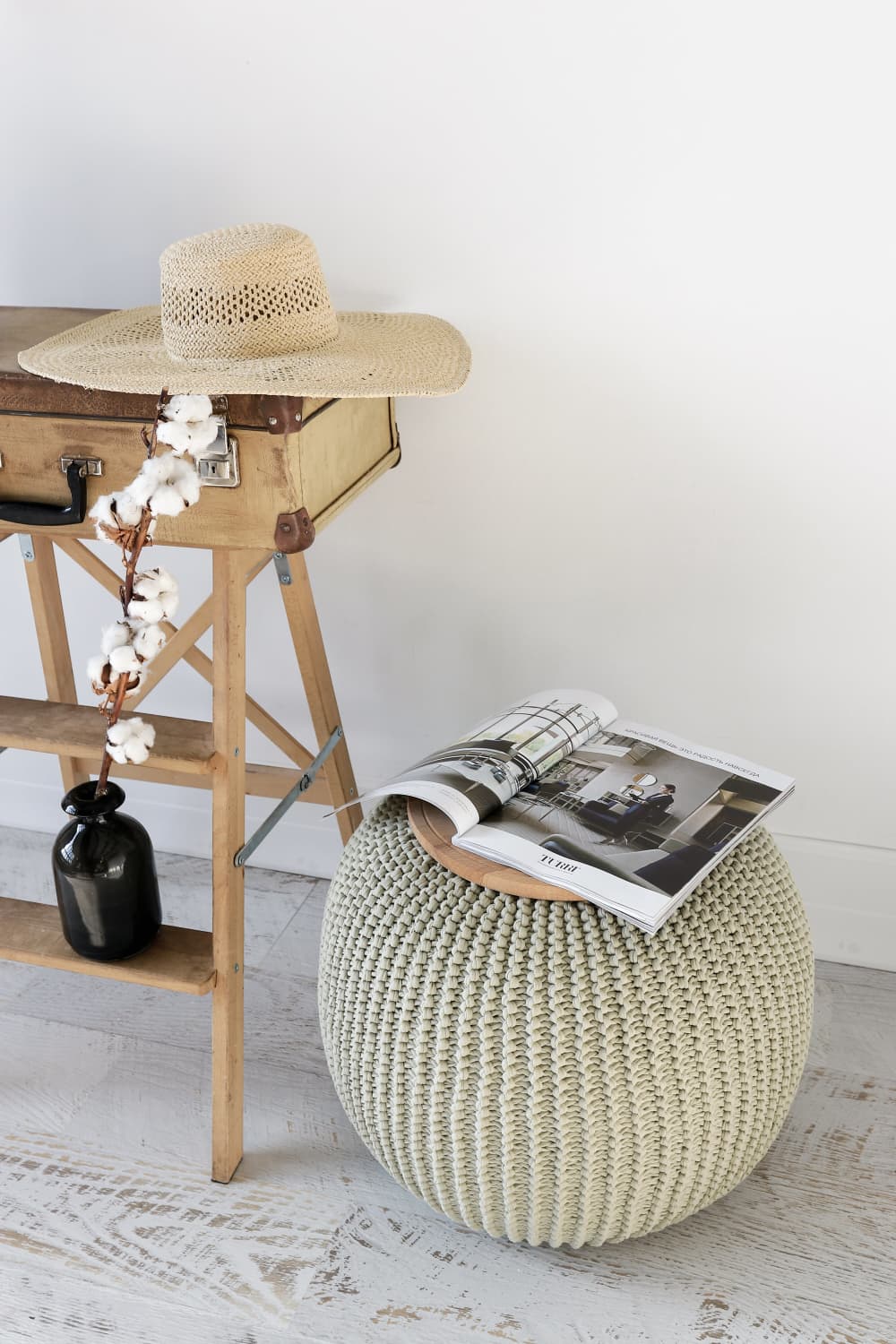 Coffee Table - Pouf by Chasha Home | Wescover Tables