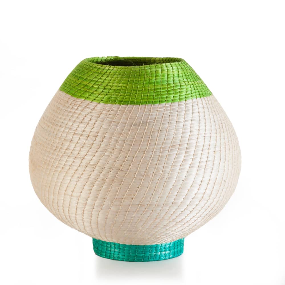 colorblock halo vase cream by Charlie Sprout | Wescover Planters & Vases