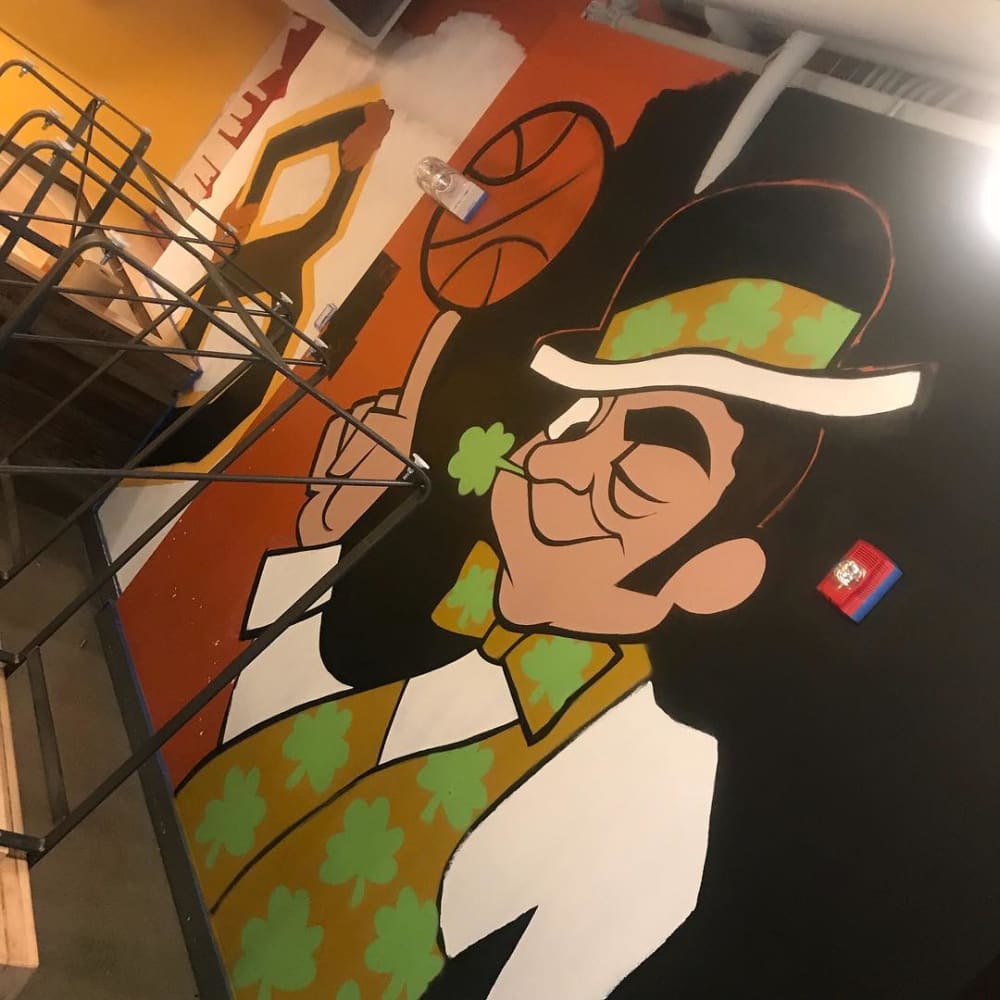 Flatbread Company Brighton Mural by Merk Aveli at Flatbread Company