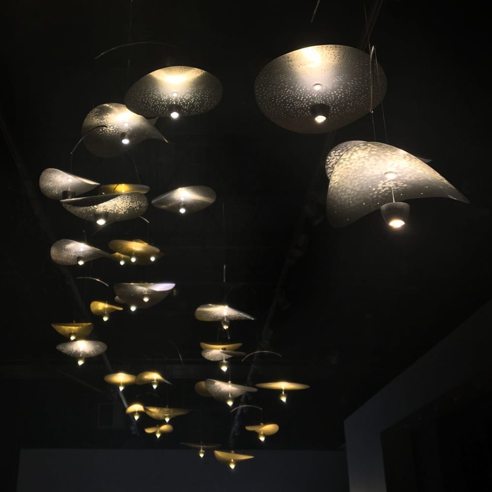 Nymphaea Installation by Umbra & Lux at Salari Fine Carpets, Vancouver