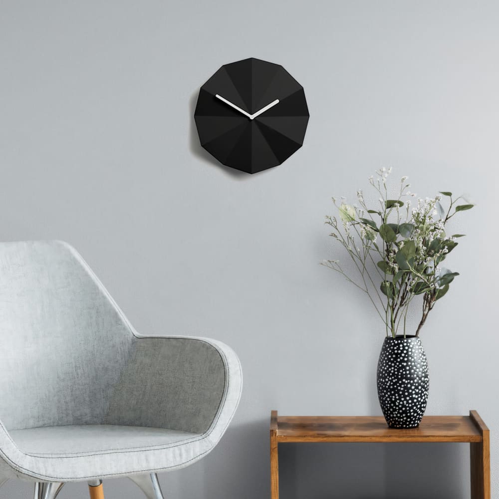 Delta Clock Black by LAWA DESIGN | Wescover Decorative Objects