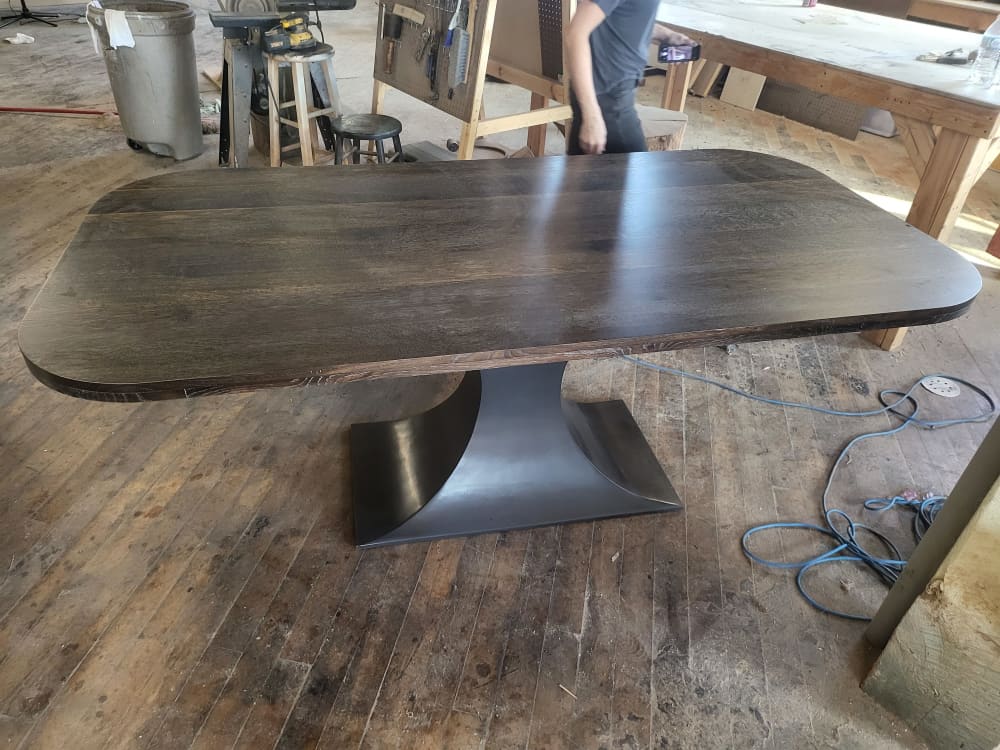 Ebonized Oak Dining Table by Donald Mee Design | Wescover Tables