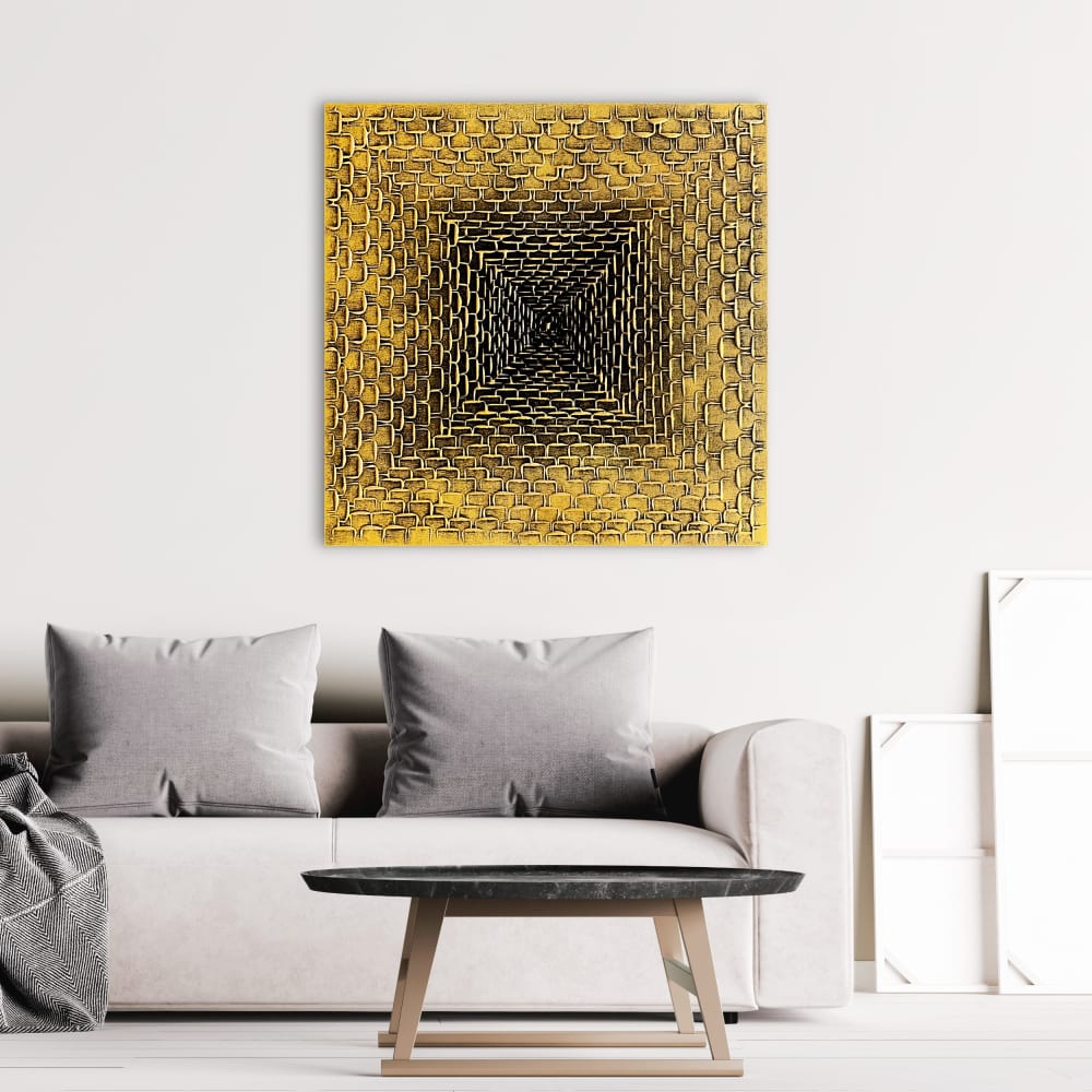 Golden Way by Alessia Lu | Wescover Paintings
