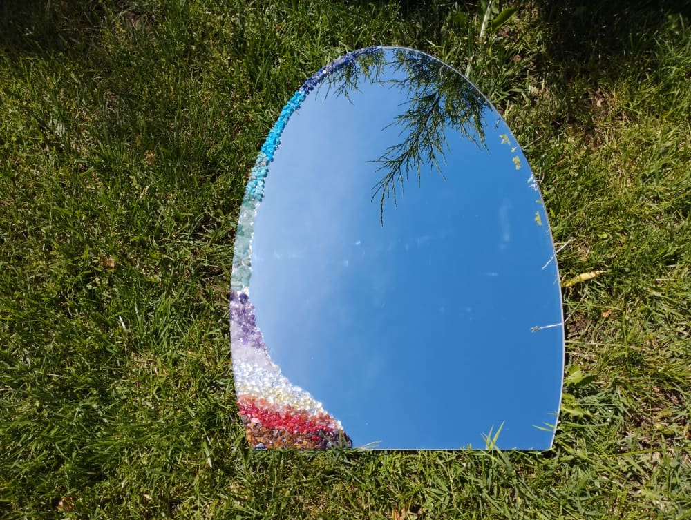 Decorative mirror with Natural Stones - Art & Wall Decor by Magdyss ...