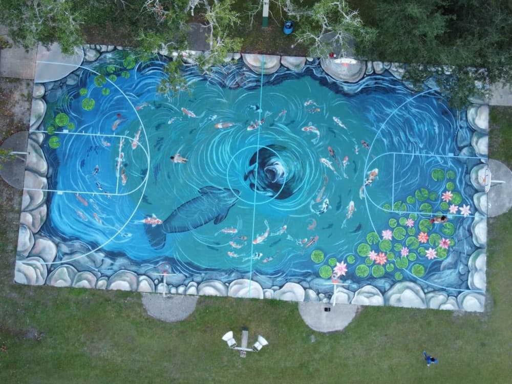 The Pond by Keith Doles Wescover Street Murals