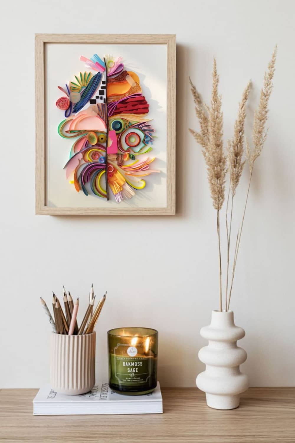 Stunning Pops Of Colors Through Textured Wall Art For Full Interior Decor image