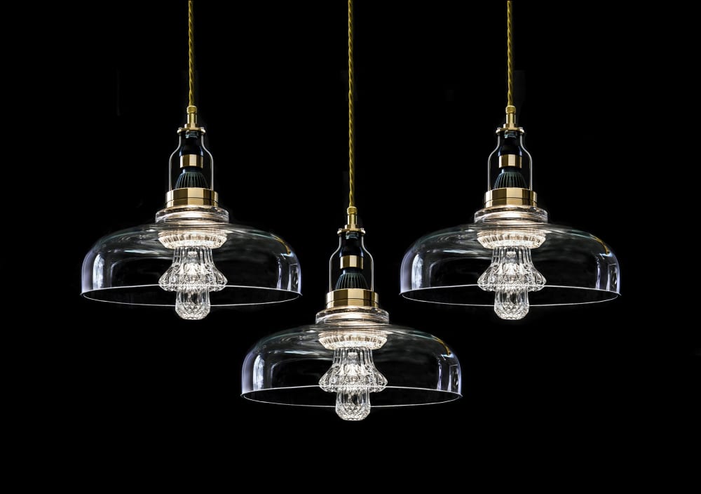 Blown glass/crystal inserts #40 by Vitro Lighting Designs | Wescover ...