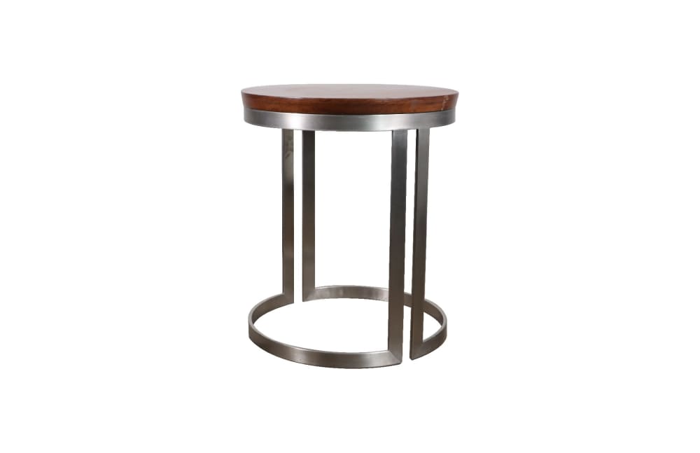 Trillo Modern Side Table in Stainless Steel, By Costantini by Costantini Design Wescover Tables