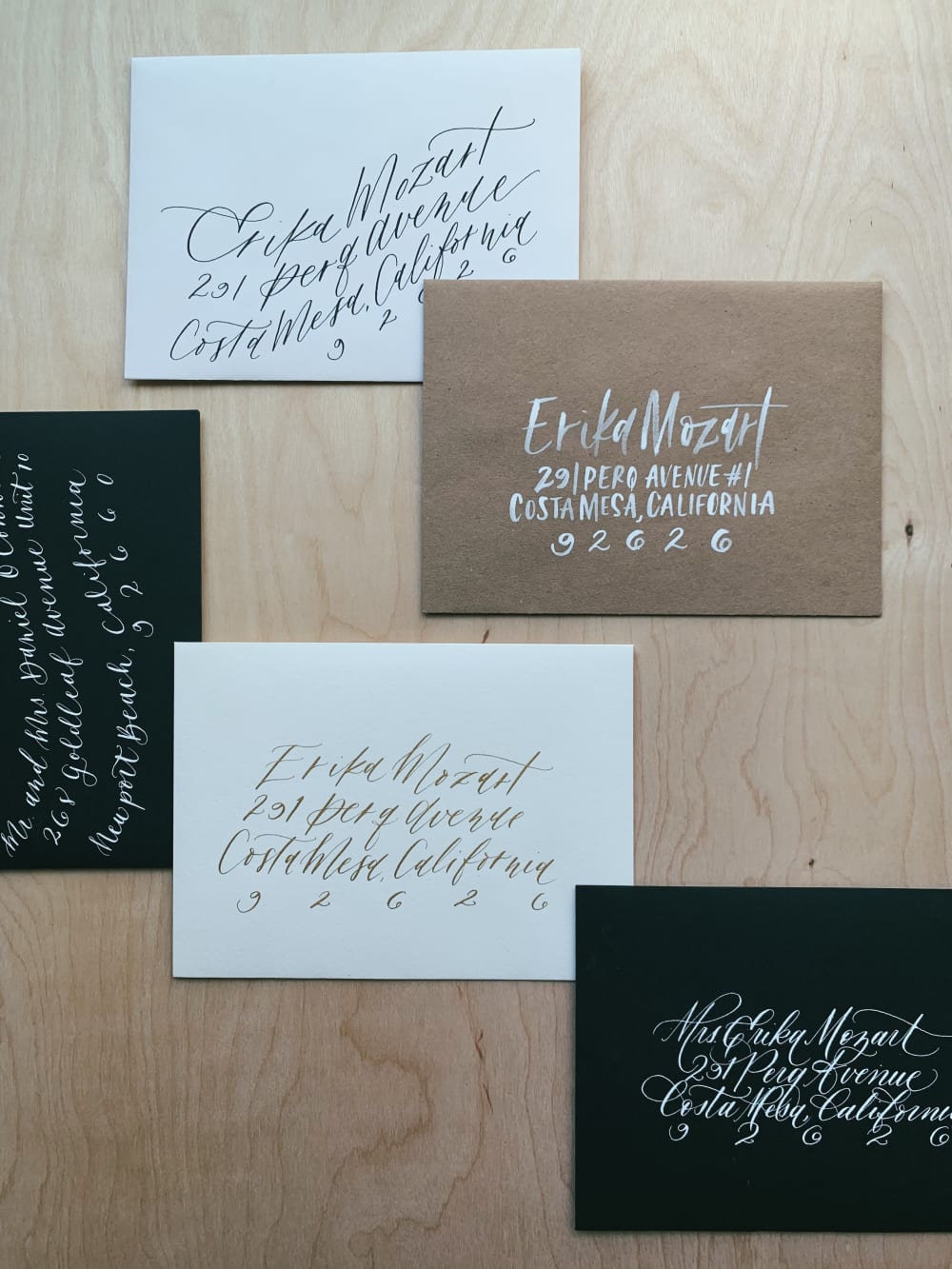 Envelope Calligraphy by Paper Cliché | Wescover Signage