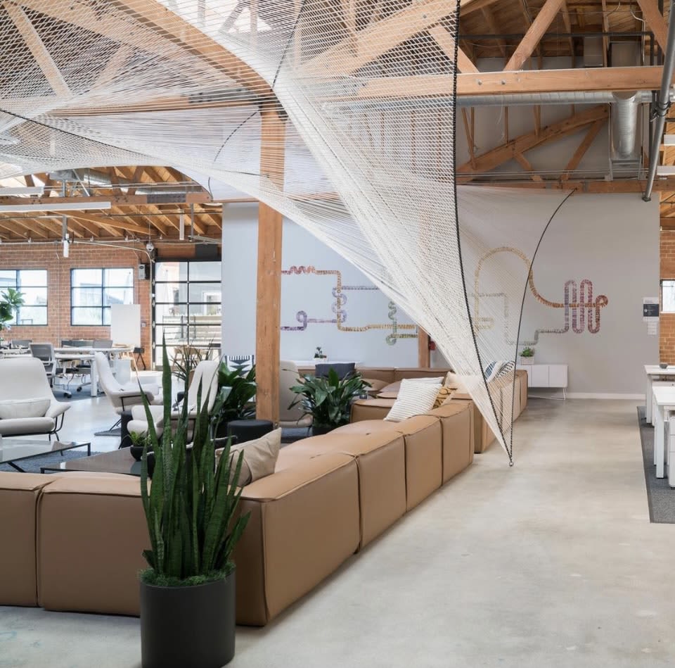 Forêt Moiré by Annie Tull at Amazon Studios, Culver City Wescover