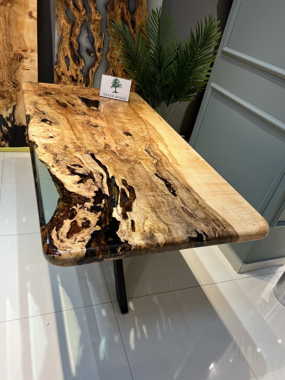 Ash wood dining table, Wood dining table, Kitchen table by Brave Wood ...
