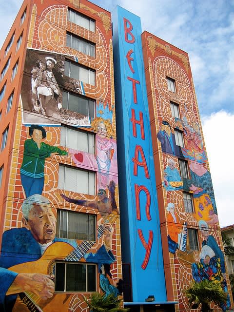 Salud! | Murals by Dan Fontes | Bethany Center Senior Housing in San Francisco