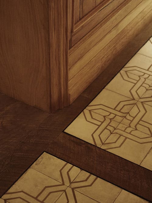 Cement Floor Tile | Tiles by Original Mission Tile | The William Vale in Brooklyn. Item composed of cement