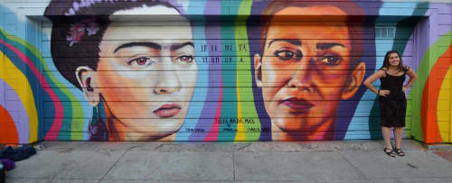 Infinita Ternura | Street Murals by Julia Nada | 25th Street, Mission District in San Francisco