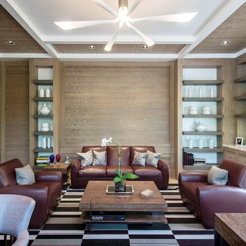 CT-21S Coffee Table and DK-74 Desk | Tables by Antoine Proulx Furniture, LLC. Item composed of oak wood and bronze