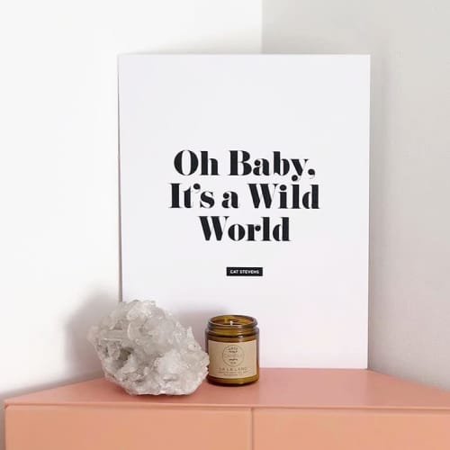 Oh Baby Art Print | Prints by Swell Made Co.. Item made of paper