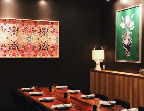 Abstract Painting | Oil And Acrylic Painting in Paintings by Johnny DeFeo | The Kitchen in Indianapolis. Item made of canvas