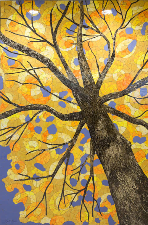 Maple in Autumn | Murals by Bebe Keith