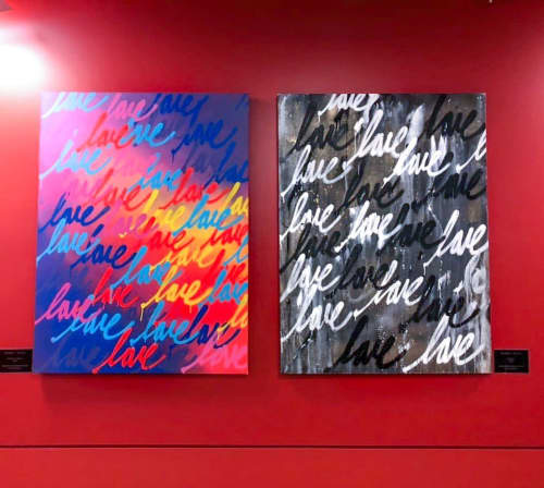 Sunrise to Sunset & You Are Golden | Oil And Acrylic Painting in Paintings by Ruben Rojas | Washington State University Vancouver in Vancouver. Item composed of canvas
