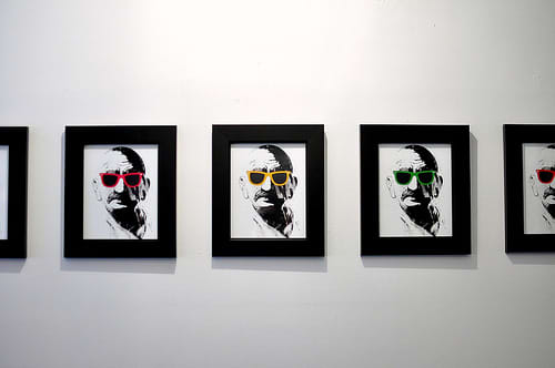 Pictures of Gandhi | Art & Wall Decor by Alex Cherry | Badmaash in Los Angeles