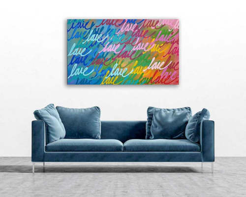 Maui | Oil And Acrylic Painting in Paintings by Ruben Rojas. Item composed of canvas and synthetic