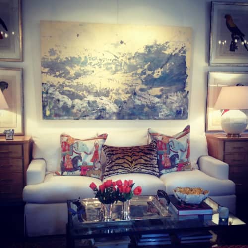 Big Sky | Oil And Acrylic Painting in Paintings by Caroline Wright | Page Home Design in Austin. Item composed of canvas