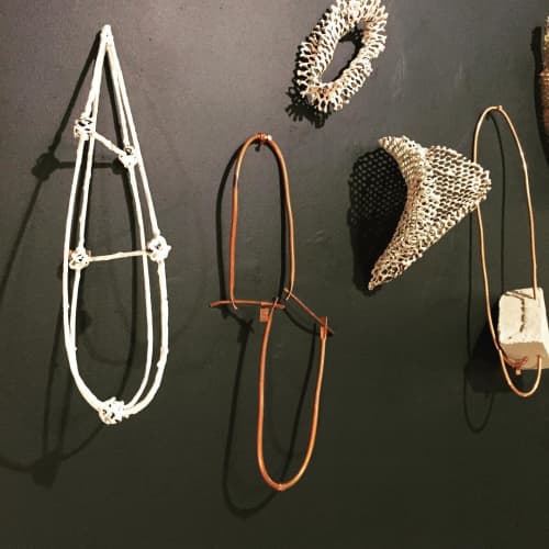 Encaustic Sculptures | Wall Sculpture in Wall Hangings by Kelly Sheppard Murray Art | Retro Modern Furnishings in Raleigh. Item made of synthetic