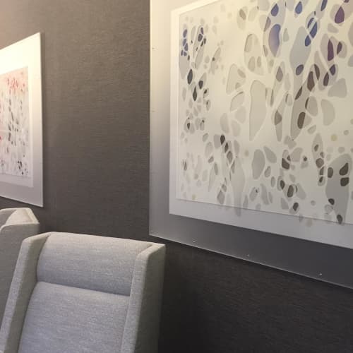 Pools of Light | Wall Sculpture in Wall Hangings by Jane Guthridge | Charles Schwab in Lone Tree. Item made of paper