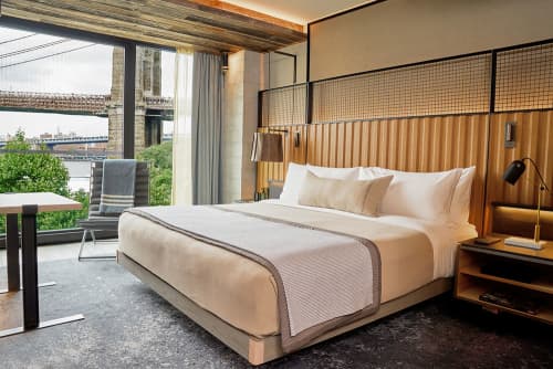 Bed throws | Linens & Bedding by Archipelago Designs | 1 Hotel Brooklyn Bridge in Brooklyn