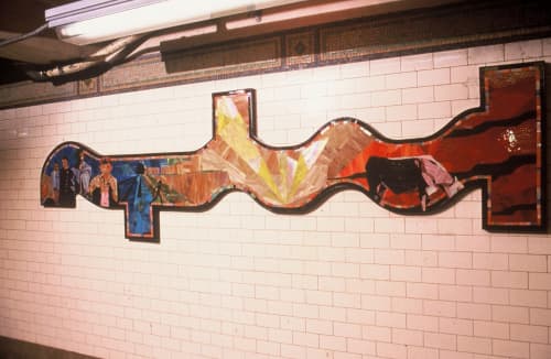 Mosaics | Street Murals by Norman E. Moore | Prince Street in New York