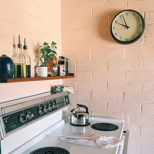 Classic Wall Clock | Furniture by West Elm | The Joshua Tree House in Joshua Tree