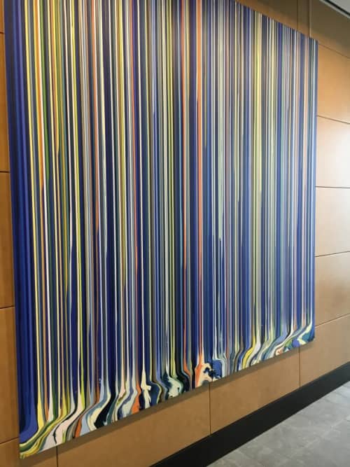 Color Drip | Art & Wall Decor by Ian Davenport | White & Case LLP in New York