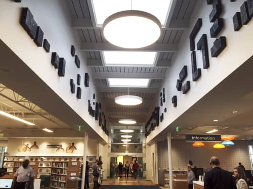 Passage | Wall Sculpture in Wall Hangings by Gregor Turk | Metropolitan Library in Atlanta