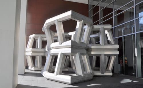 Not Out of The Woods Yet | Public Sculptures by Richard Deacon | 500 Howard Street in San Francisco