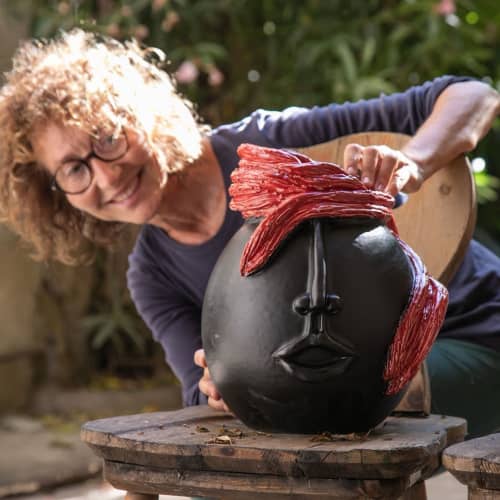 Scapiddata | Ornament in Decorative Objects by Patrizia Italiano. Item made of ceramic