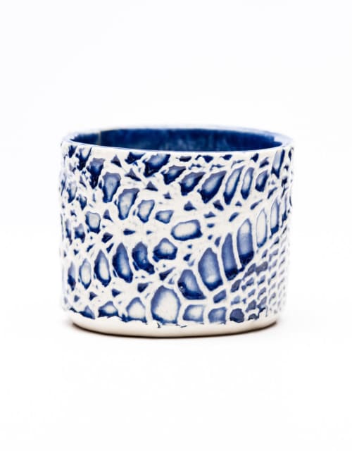 Knitwork Porcelain Cups | Drinkware by Lawrence & Scott | Lawrence & Scott in Seattle. Item made of stoneware
