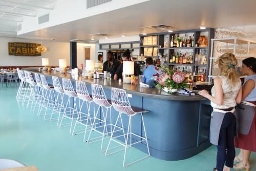 Lucy Bar Stools | Chairs by Bend Goods | Launderette, Austin, TX in Austin. Item made of steel
