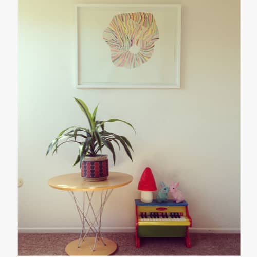 Works on Paper | Oil And Acrylic Painting in Paintings by Misato Suzuki. Item made of paper with synthetic