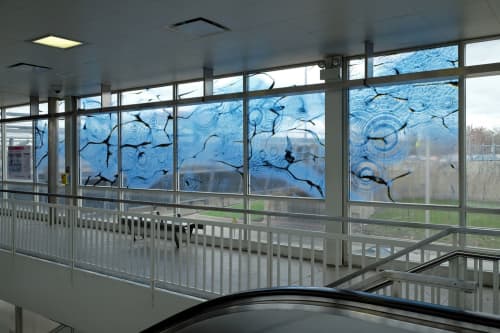 Sanctuary | Art & Wall Decor by Doug Fogelson | 69th Red Line Station, Chicago, IL in Chicago