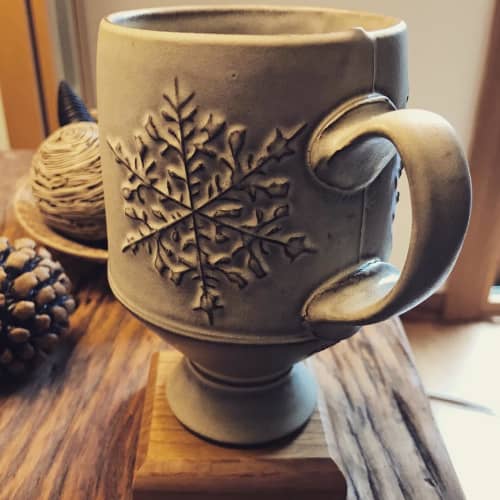White ceramic mug | Cups by Sarah Pike Pottery