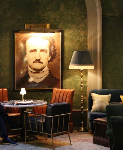 Portrait Edgar Allen Poe | Photography by Cathy Cone | The Beekman, A Thompson Hotel in New York