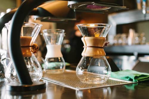 Five Cup Handblown Chemex | Tableware by Chemex | Cuvee Coffee Bar in Austin