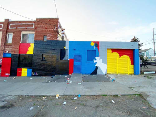 Large-Scale Art | Street Murals by Darin. Item made of synthetic