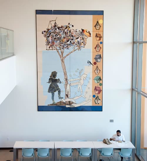 Future Memories | Art & Wall Decor by Lynn Criswell | Zev Yaroslavsky Family Support Center in Los Angeles