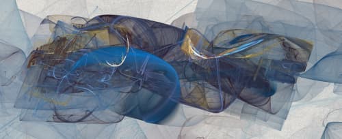 Circulation_11918 | Oil And Acrylic Painting in Paintings by Rica Belna | Primary Residential Mortgage, Inc., 1746 18th Street, San Francisco, CA in San Francisco. Item composed of synthetic