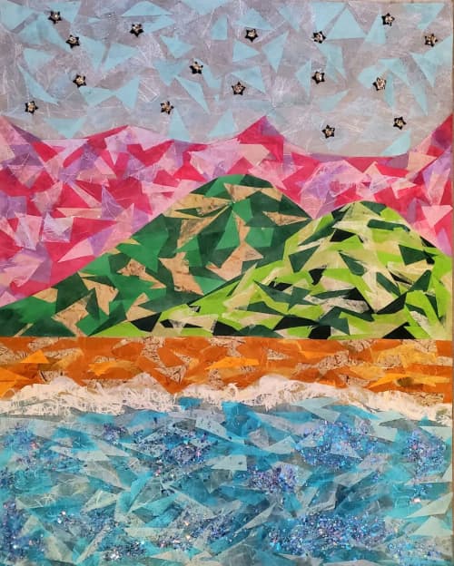 Sunday | Mixed Media by Tina Mokuau