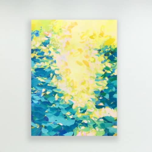 In the Company of Light | Oil And Acrylic Painting in Paintings by Cameron Schmitz. Item made of canvas with synthetic